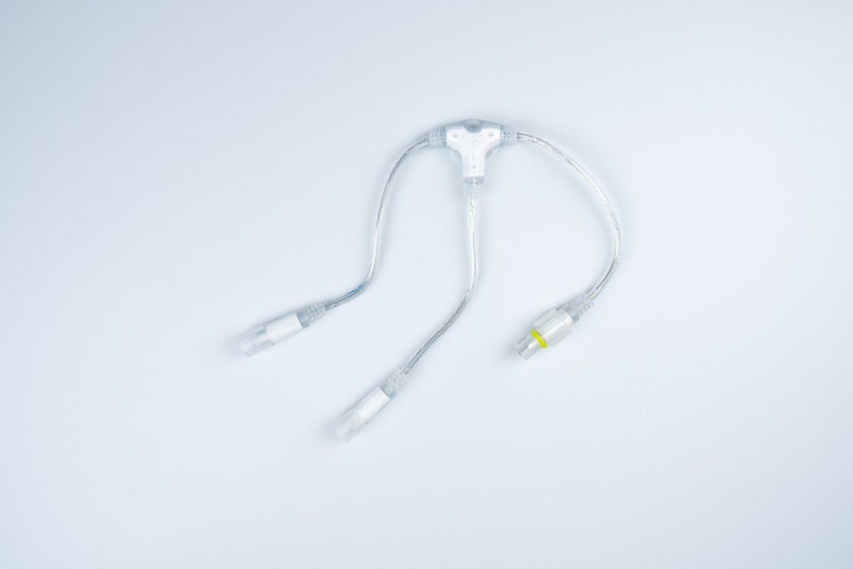 MK Illumination QuickFix® 36 V Verteiler – 2 Ausgänge (T-Stück) / Transparent (002-122)