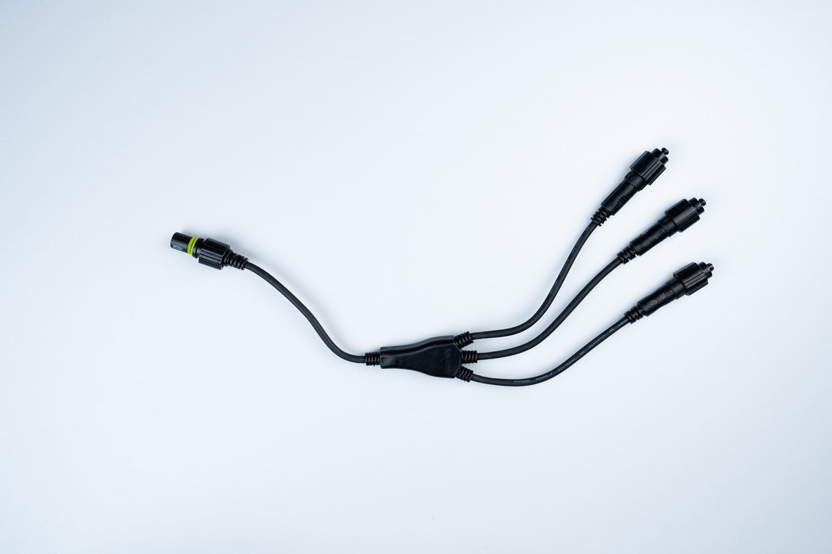 MK Illumination QuickFix® 36 V Verteiler – 3 Ausgänge / Schwarz (002-125)