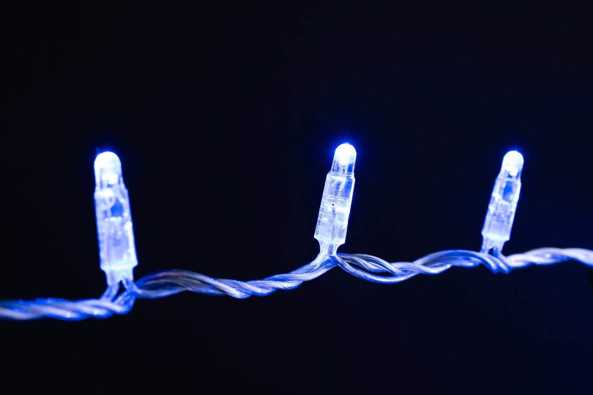 MK Illumination String Lite® 36 V – LED-Lichterkette Niedervolt – 12 m · 120 LED / Blau (029-071)