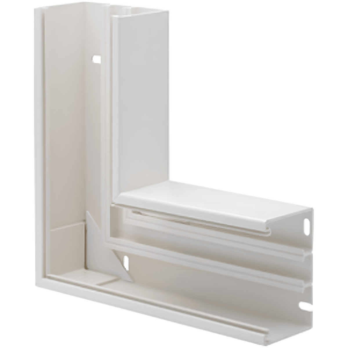 GEWISS Flachwinkel NP52214 für Brüstungskanal 70x170, 90 Grad, PVC reinweiß RAL 9010