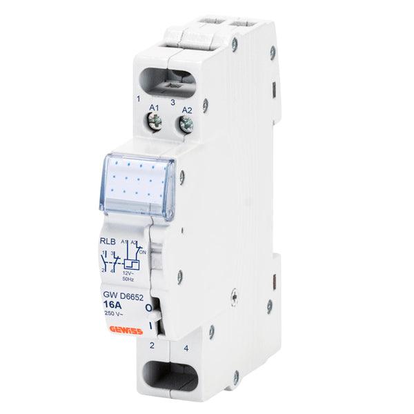 Gewiss Stromstoßschalter, 16A, 1S, 230V, 1TE