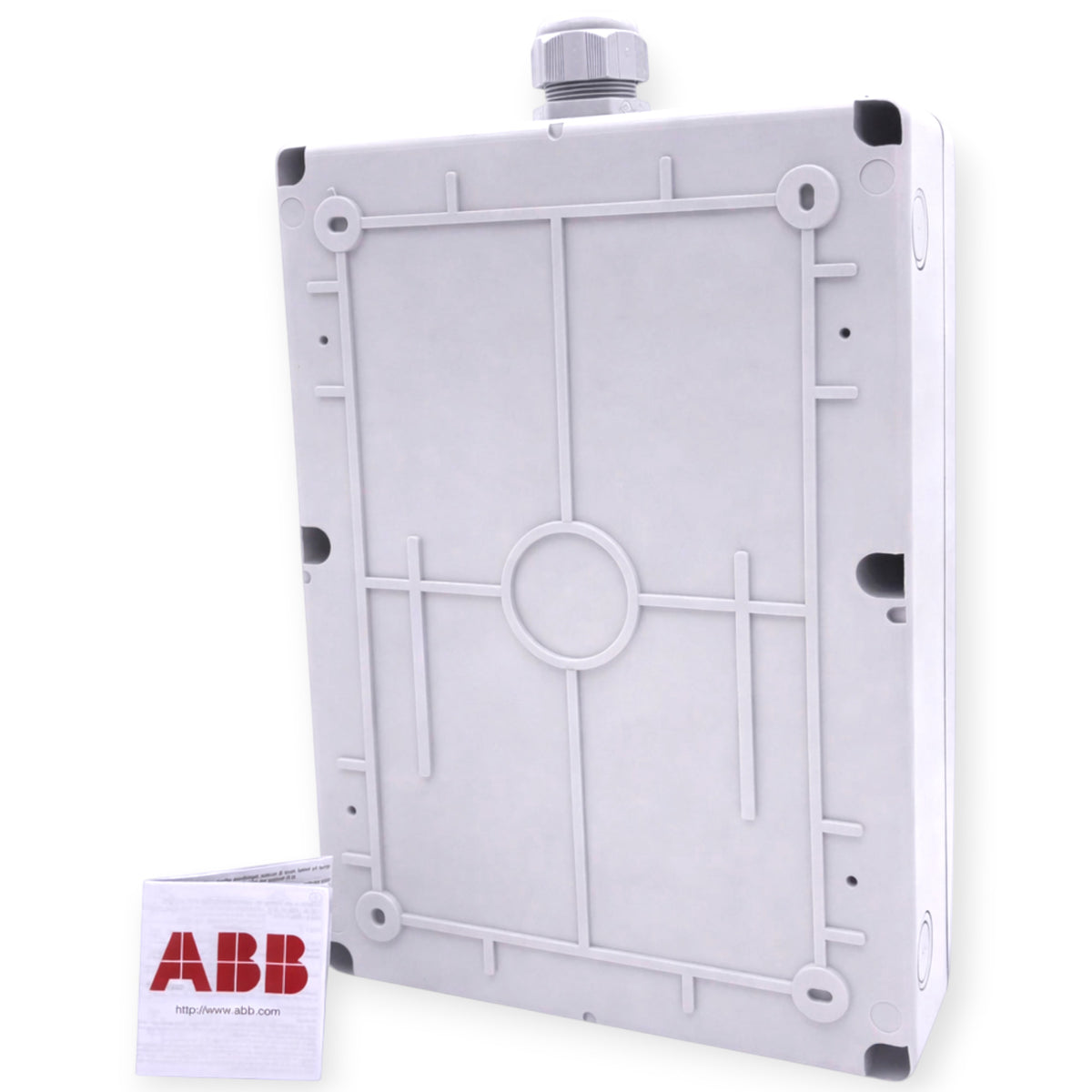SANOS Kunststoff-Wandverteiler für die feste Wandmontage, Schutzart IP54, Gehäuse aus grauem ABS