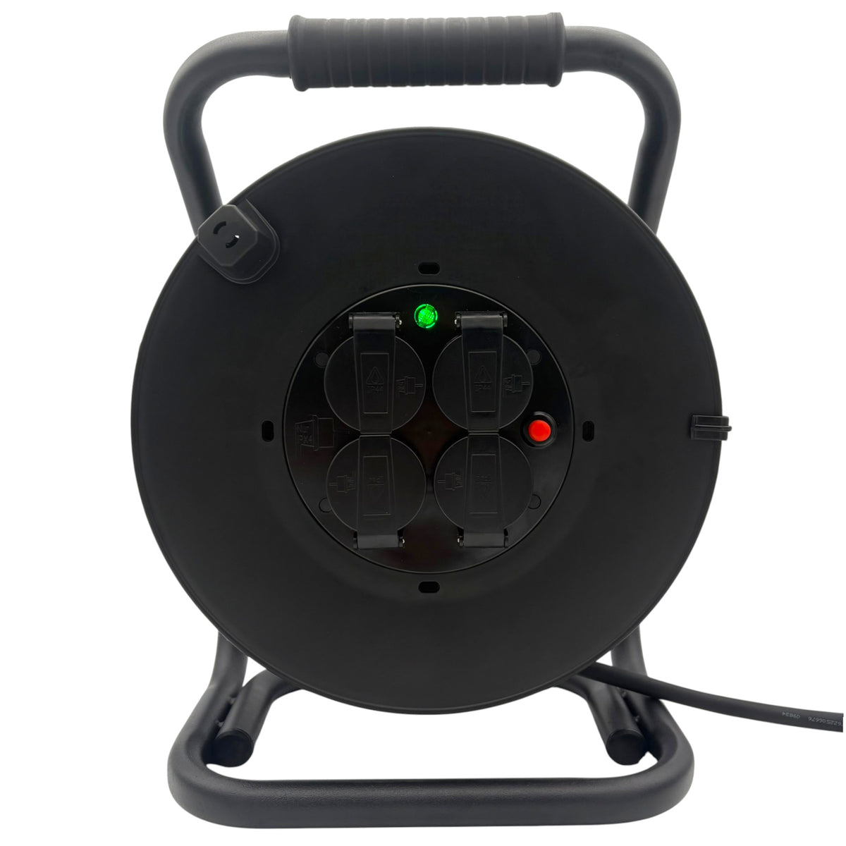 SANOS Kabeltrommel LED-Spannungsanzeige - Gummileitung H07RN-F 3G1,5mm² - 3G2,5mm² | 20 - 40 Meter | Made in Germany