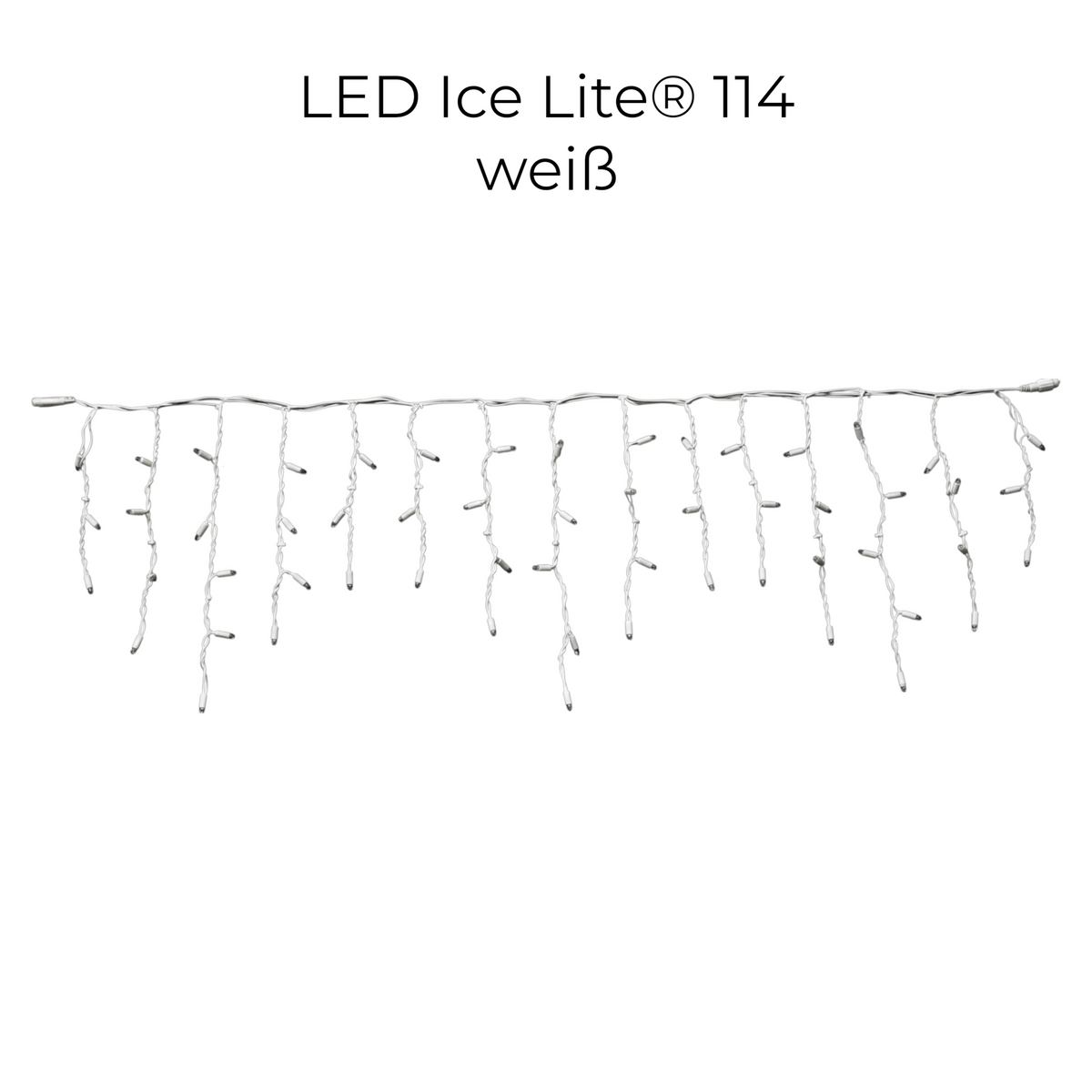 MK-Illumination LED Ice Lite® & Ice Drop® QF+ Serie – LED-Lichtdekoration für winterliche Fassaden