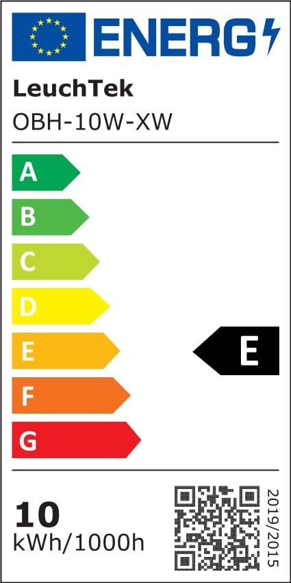 Ovalleuchte LED, 10 W, Lichtfarbe einstellbar, IP44, weiß