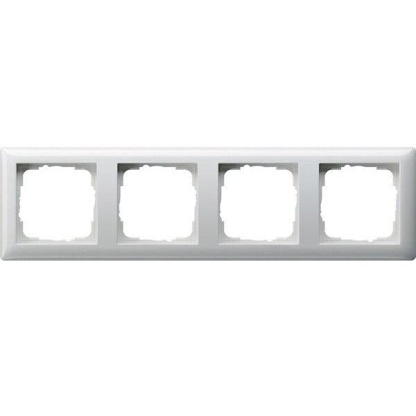 GIRA 021403 Rahmen, 4-fach, Reinweiß glänzend - sinoselektroshop.com