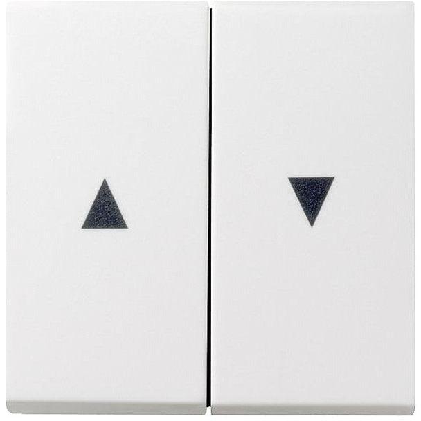 GIRA 029403 Jalousiewippe System 55, Reinweiß - sinoselektroshop.com