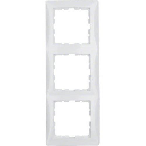 Berker 10138989 S.1 Rahmen 3-fach polarweiß glänzend - sinoselektroshop.com