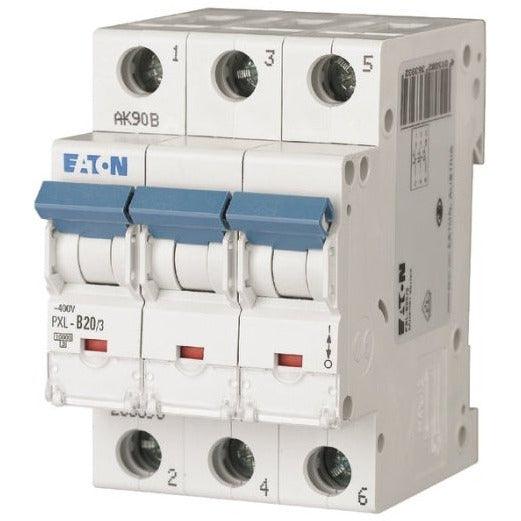 EATON PXL-B20/3 - Leitungsschutzschalter, 20 A, 3p, Charakteristik: B, 236393 - sinoselektroshop.com