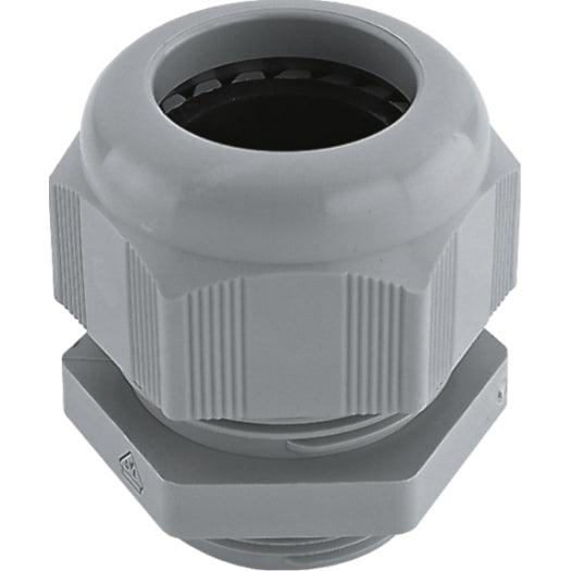 Kabelverschraubung, M25x1,5, Gewinde: kurz (10mm), hellgrau, 25 Stück - sinoselektroshop.com