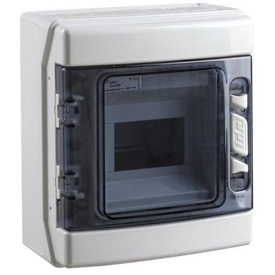 Aufputz-Verteilerkasten 6 TLE, IP65, 1-reihig - sinoselektroshop.com