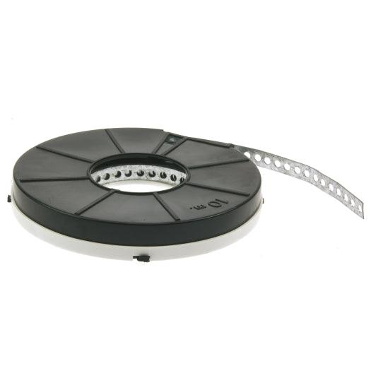 Montageband 12mm Breite, verzinkt, 10m Rolle in Kassette - sinoselektroshop.com