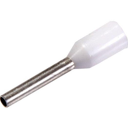 Aderendhülsen isoliert, 0,5x14/8 weiß, DIN46 228, 500 Stück - sinoselektroshop.com