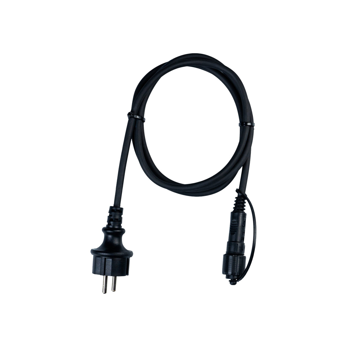 MK Illumination QF+ Stromzuführung 1,5 m – Main Connector mit oder ohne Gleichrichter (Pflichtzubehör) – Anschlusskabel ohne Gleichrichter · 1.800 W · Schwarz (001-001)