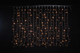 MK Illumination Drape Lite® QF+ – LED-Lichtervorhang 2 m breit | 300 · 600 · 1.200 LED, auch Flashing – Drape Lite® Classic · 300 LED · 2 × 1,5 m · Warmweiß · schwarzes Kabel (019-330)