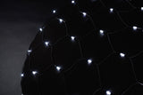 MK Illumination Mesh Lite® 36 V – LED-Lichternetz Niedervolt – 2 × 1 m · 96 LED / Brillantweiß / Schwarz (029-149) – Anwendung / Detail