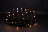 MK Illumination Mesh Lite® 36 V – LED-Lichternetz Niedervolt – 2 × 1 m · 96 LED / Warmweiß / Schwarz (029-150)