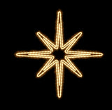 MK Illumination Lichtmotive QF+ – Snow Flake®, Classic Flake, Pentor®, Wega & Orion (2D-LED-Motive) – Orion Ø 95 cm · Warmweiß (160-026)