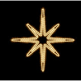 MK Illumination Lichtmotive QF+ – Snow Flake®, Classic Flake, Pentor®, Wega & Orion (2D-LED-Motive) – Orion Ø 95 cm · Warmweiß (160-026) – Anwendung / Detail