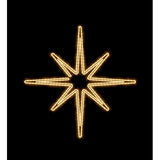 MK Illumination Lichtmotive QF+ – Snow Flake®, Classic Flake, Pentor®, Wega & Orion (2D-LED-Motive) – Orion 125 × 125 cm · Warmweiß (160-027)