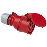 CEE-Kupplung PCE 215-6, 5-polig, 16 A, 400 V, Kennfarbe rot, Schutzart IP44, gerade Bauform