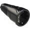 PCE Taurus Schuko-Kupplung 2520 in Schwarz, Gummi-Einsatz, IP20, 16 A, 250 V, 3-polig