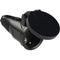 PCE Taurus Schuko-Kupplung 2522 in Schwarz, IP54, Federklappdeckel, 16 A, 250 V, 3-polig