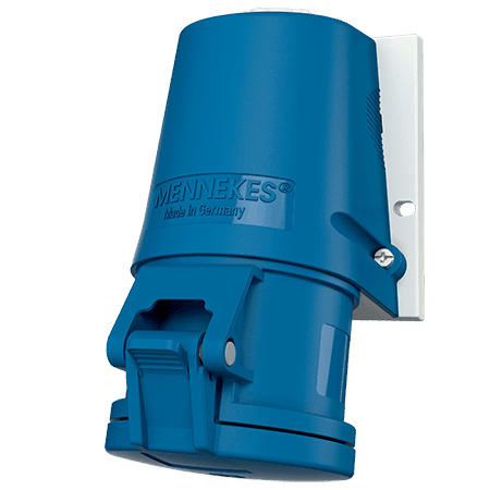 Mennekes CEE-Wanddose 16A bis 32A, Schutzart IP44, Anschluss über Schraubklemmen