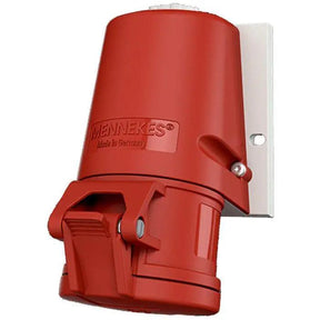 Mennekes CEE-Wanddose 230V oder 400V, IP44, Schutzleiterposition 6h, weitere Produktansicht