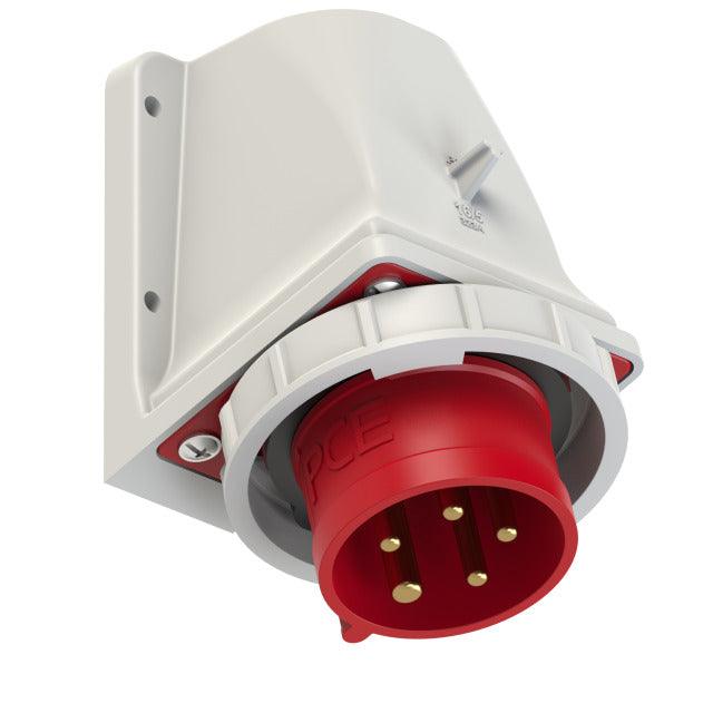 CEE-Wandgerätestecker 16A, 5-polig, 400V, 6h, IP67, PCE 5152-6k