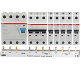 ABB FI-Schutzschalter & LS-Schalter | 1- bis 4-polig | Phasenschienen & Komplettsets