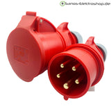 Adapterleitung mit Phasenwender, H07RN-F 5G2,5, Gesamtlänge ca. 0,5 m, Schutzart IP44, IEC 60309