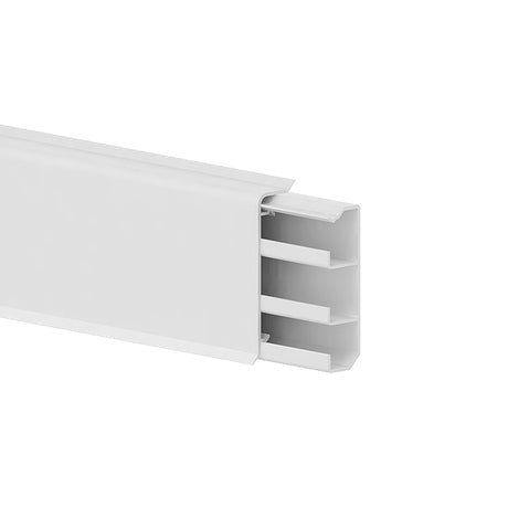 GGK Sockelleistenkanal SL 20x70x2000 mm in Alpinweiß, GGK-Artikel 112430, Produktabbildung