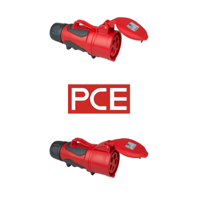 PCE GRIP CEE-Kupplung, 5-polig 3P+N+PE, 400 V, 16 A oder 32 A, Schutzart IP54