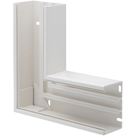 GEWISS Flachwinkel NP52214 für Brüstungskanal 70x170, 90 Grad, PVC reinweiß RAL 9010