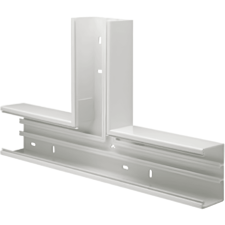 GEWISS NP52246 T-Stück für Brüstungskanal 70x170, Abzweigung 60 mm, PVC reinweiß RAL 9010
