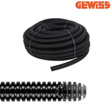 GEWISS DX15016R Wellrohr M16, flexibles PVC-Leerrohr im Ring mit 25 Metern