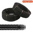 GEWISS DX15016R Wellrohr M16, schwarzes flexibles PVC-Leerrohr im 100-Meter-Ring