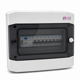 Aufputzverteiler IP65 bestückt - Hager FI + Hager B16 - inkl. Phasenschiene & N/PE-Klemme