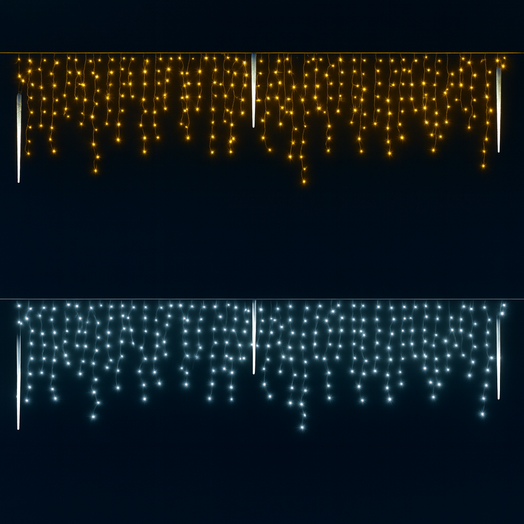 MK-Illumination LED Ice Lite® & Ice Drop®  QF+ Serie – LED-Lichtdekoration für winterliche Fassaden
