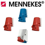 Mennekes CEE-Wanddosen 16A und 32A, 3- und 5-polig, Schutzart IP44