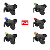 PCE 3-fach-Kupplung aus Vollgummi, IP54, Federklappdeckel, zwei Aufhängeösen, SCHUKO