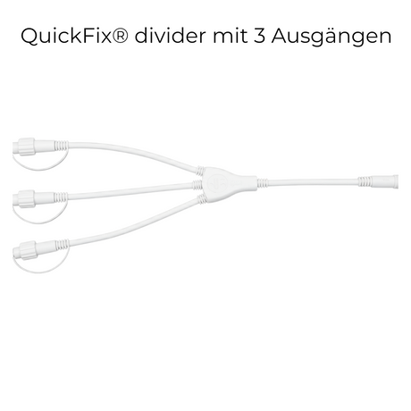 MK-Illumination LED-Deko-Beleuchtung – Snow Flakes / Pentor – Warmweiß – 230 V QUICK FIX® QF+ System
