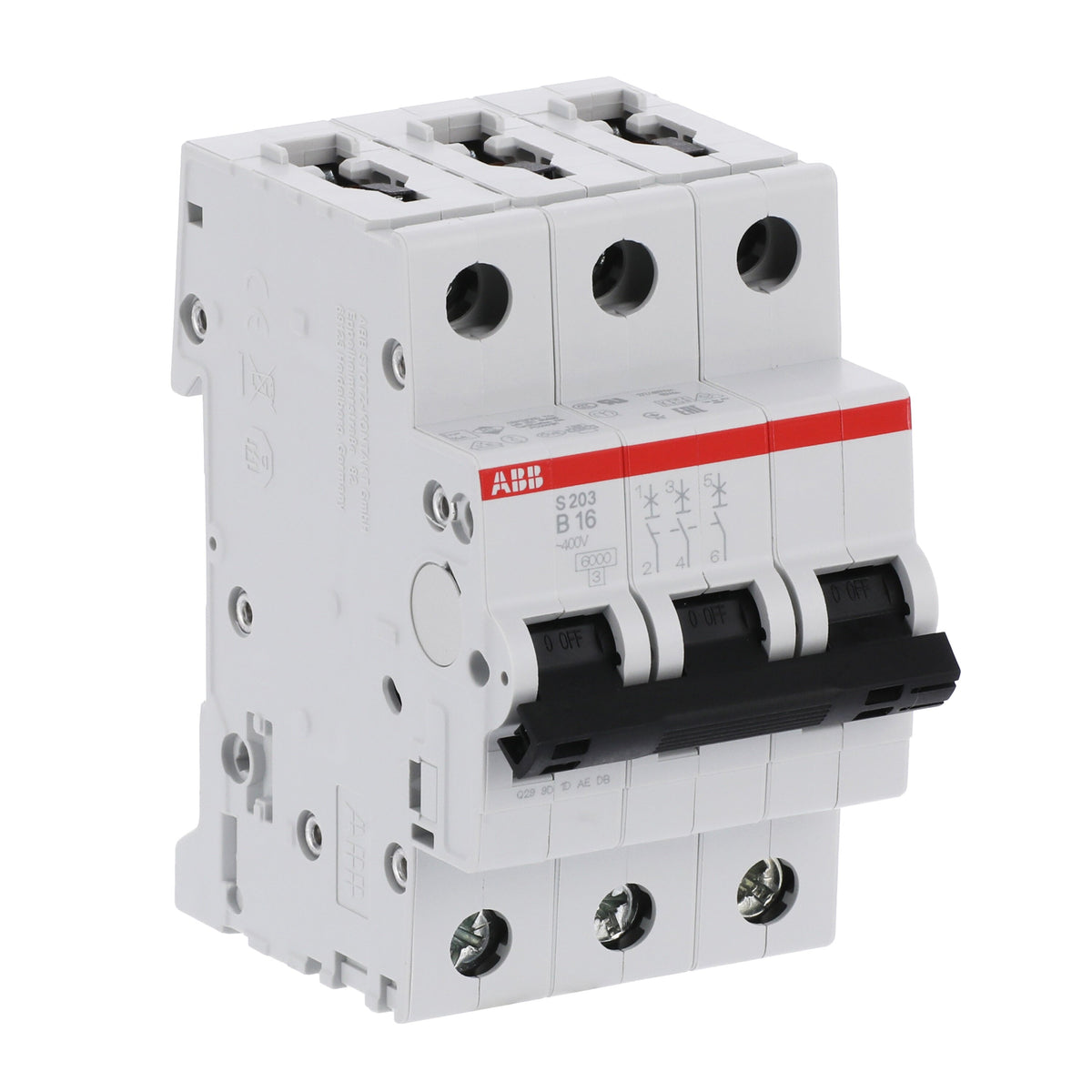 ABB S203-B20 Sicherungsautomat - 3P - B - 20 A, 2CDS253001R0205
