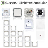 SANOS ProLine 55 - UP Schalterprogramm / Polarweiß / Made in Germany