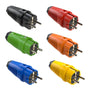 PCE Taurus Vollgummi-Schuko-Stecker IP54, Typ 0512, Farbübersicht der Baureihe