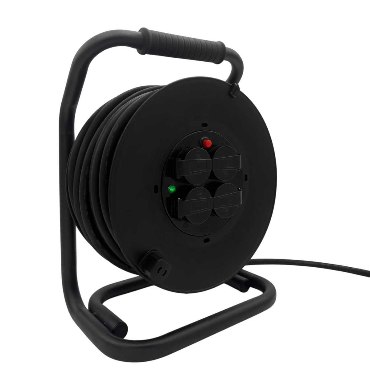 SANOS Kabeltrommel LED-Spannungsanzeige - Gummileitung H07RN-F 3G1,5mm² - 3G2,5mm² | 20 - 40 Meter | Made in Germany