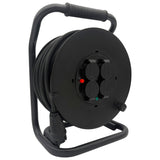 SANOS Kabeltrommel LED-Spannungsanzeige - Gummileitung H07RN-F 3G1,5mm² - 3G2,5mm² | 20 - 40 Meter | Made in Germany