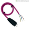 Schuko-Anschlussleitung PUR H07BQ-F 3G1,5 mm², PCE Vollgummi-Stecker, IP44 – Ausführung in Pink
