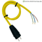 Schuko-Anschlussleitung H07RN-F 3G2,5 mm², PCE Vollgummi-Stecker, IP44 – Ausführung in Gelb